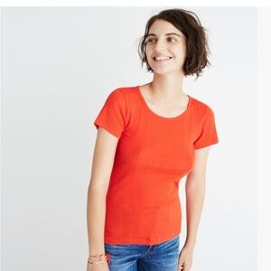 Madewell Slim Ribbed Short Sleeve Tee